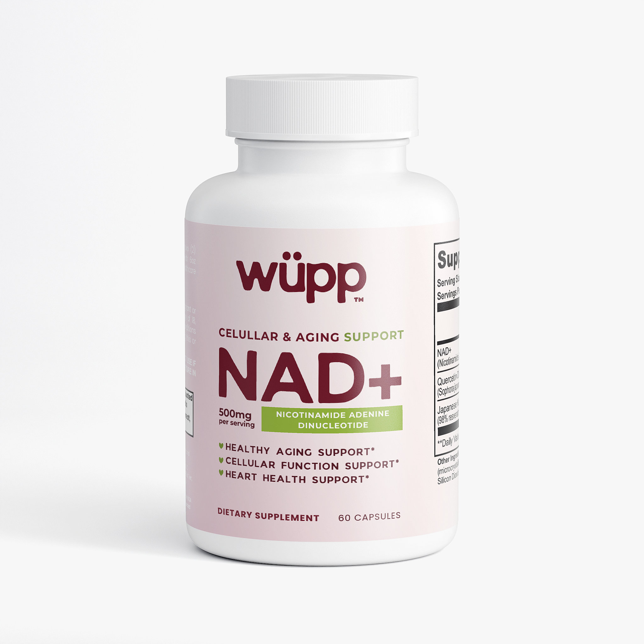 WÜPP NAD+ Cellular Support & Healthy Aging Capsules